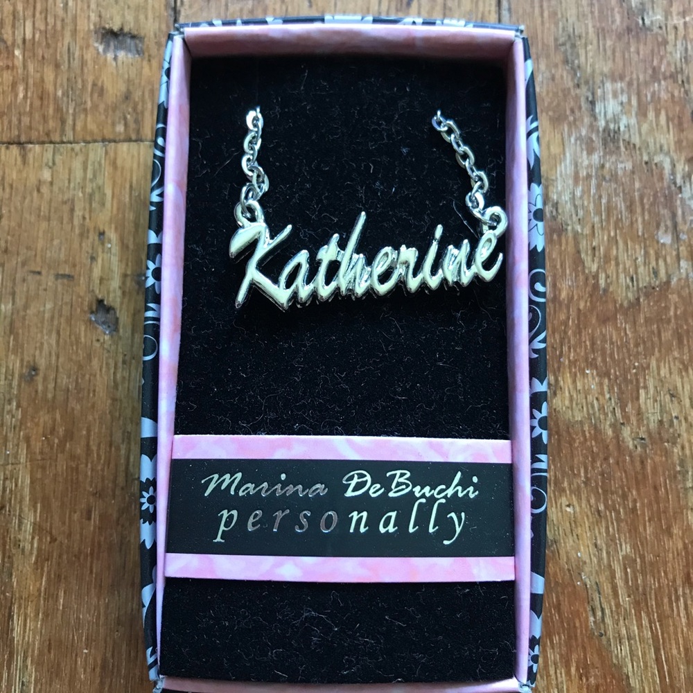 NWT Katherine Nameplate Necklace